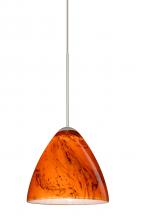 Besa Lighting X-1779HB-LED-SN - Besa Pendant For Multport Canopy Mia Satin Nickel Habanero 1x5W LED