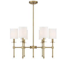 Savoy House 1-305-6-322 - Chatham 6-light Chandelier In Warm Brass