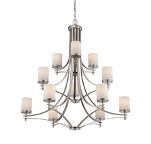 Savoy House 1-332-12-SN - Colton 12-Light Chandelier in Satin Nickel