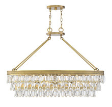 Savoy House 1-8702-8-322 - Windham 8-Light Linear Chandelier in Warm Brass