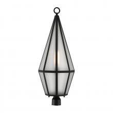 Savoy House 5-707-BK - Peninsula 1-Light Outdoor Post Lantern in Matte Black