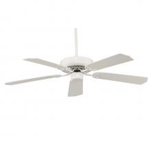 Savoy House 52-FAN-5W-WH - Builder Specialty 52" Ceiling Fan In White