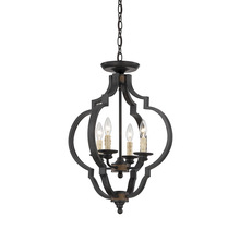 Savoy House 6-8905-4-41 - Kelsey 4-Light Covertible Semi-Flush or Pendant in Durango