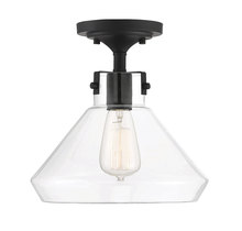 Savoy House 6-9137-1-89 - Walpole 1-Light Ceiling Light in Matte Black