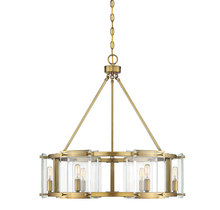 Savoy House 7-0600-6-322 - Prescott 6-Light Pendant in Warm Brass