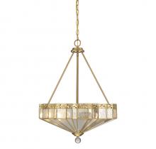 Savoy House 7-1871-4-322 - Baguette 4-Light Pendant in Warm Brass