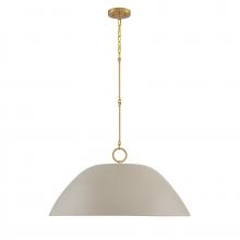 Savoy House 7-2918-1-156 - Alta 1-Light Pendant in Concrete and Brass