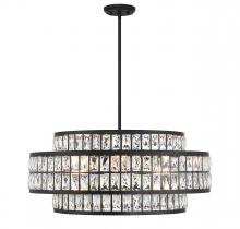 Savoy House 7-9048-6-89 - Renzo 6-Light Pendant in Matte Black