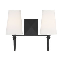 Savoy House 8-2542-2-89 - Cameron 2-Light Bathroom Vanity Light in Matte Black