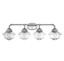 Savoy House 8-393-4-11 - Fairfield 4-light Bathroom Vanity Light In Chrome