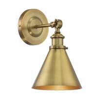 Savoy House 9-0901-1-322 - Glenn 1-Light Adjustable Wall Sconce in Warm Brass