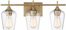 Savoy House 8-4030-3-322 - Octave 3-Light Bathroom Vanity Light in Warm Brass