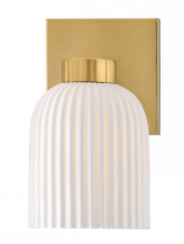 Savoy House 9-3172-1-322 - Isla Blanca 1-Light Wall Sconce in Warm Brass by Breegan Jane