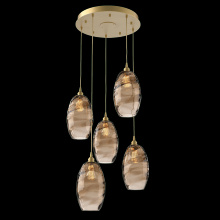 Hammerton CHB0035-05-GB-OB-C01-E2 - Ellisse Round 5pc Multi-Pendant