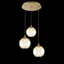 Hammerton CHB0047-03-GB-OA-C01-E2 - Terra Round 3pc Multi-Pendant