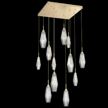 Hammerton CHB0049-12-GB-RS-C01-L3 - Aalto Square 12pc Multi-Pendant