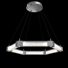 Hammerton CHB0060-35-SN-GC-CA1-L1 - Axis Hexagonal Ring Chandelier-35