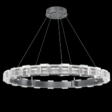 Hammerton CHB0087-38-GM-TE-CA1-L3 - Tessera 38in Ring-Gunmetal-Tetro Cast Glass