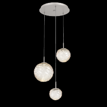 Hammerton CHB0092-03-BS-A-C01-L3 - Gaia Round Pendant Chandelier