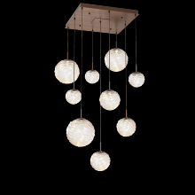 Hammerton CHB0092-09-RB-A-C01-L3 - Gaia Square Multi-Pendant Chandelier