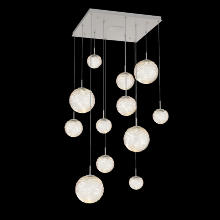 Hammerton CHB0092-12-BS-A-C01-L3 - Gaia Square Multi-Pendant Chandelier