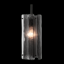 Hammerton LAB0044-08-RB-BG-001-E2 - Textured Glass Pendant - 8-Inch