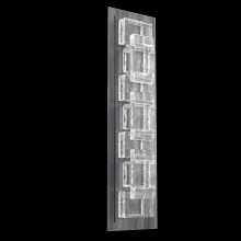 Hammerton IDB0087-01-GM-TE-L2 - Tessera  Sconce (S)-Gunmetal-Tetro Cast Glass