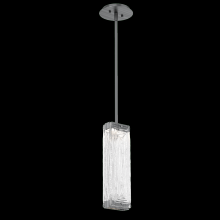 Hammerton LAB0090-01-GM-TL-001-L1 - Tabulo Pendant-Gunmetal-Linea Cast Glass