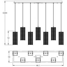 Hammerton PLB0020-07-MB-0-C01-E2 - Downtown Mesh Linear Multi-Port-07