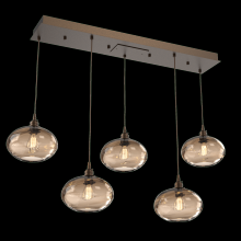 Hammerton PLB0036-05-FB-OB-C01-E2 - Coppa Linear 5pc Multi-Pendant