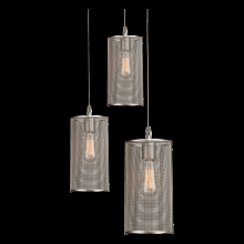 Hammerton CHB0019-03-FB-0-C01-E2 - Uptown Mesh Round 3pc Multi-Pendant