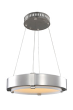 Kalco 300050SN - Halo 19 Inch LED Ring Pendant