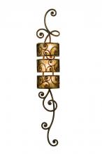 Kalco 5406SV - Windsor 3 Light 3 Tier Wall Sconce