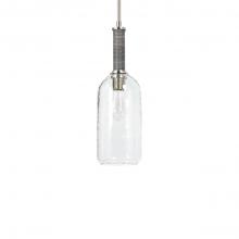 Palecek 2097-79 - Bronson Glass Pendant Long Pewter