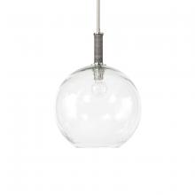 Palecek 2125-79 - Bronson Glass Pendant Large Globe Pewter