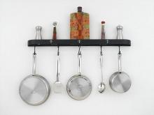 Hi-Lite MFG Co. H-40-24Y-B-BK01/A-COP - POT RACK COLLECTION