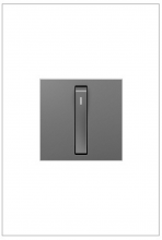 Legrand ASWR1532M4 - Adorne® Whisper® Switch, Magnesium, with Microban®