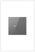 Legrand ADTH4FBL3PM4 - Adorne® 0-10V Touch Dimmer, Magnesium, with Microban®