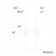 WAC US WS-85532-40-AB - Ripple Bath & Wall Sconce