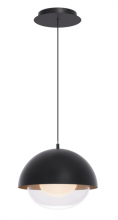 WAC US PD-37310-BK/GO - Dome Pendant Light