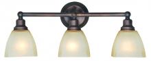 Craftmade 26603-BZ - Bradley 3 Light Vanity in Bronze