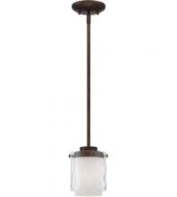 Craftmade 35491-PR - Kenswick 1 Light Mini Pendant in Peruvian Bronze