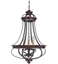 Craftmade 38736-AGTB - Stafford 6 Light Foyer in Aged Bronze/Textured Black