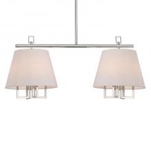 Crystorama 2257-PN - Libby Langdon for Crystorama Westwood 8 Light Polished Nickel Chandelier