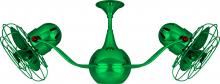 Matthews Fan Company VB-GREEN-MTL - Vent-Bettina 360° dual headed rotational ceiling fan in Esmeralda (Green) finish with metal blade