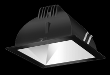 RAB Lighting NDLED6SD-80Y-M-B - RECESSED DOWNLIGHTS 20 LUMENS NDLED6SD 6 INCH SQUARE UNIVERSAL DIMMING 80 DEGREE BEAM SPREAD 3000K