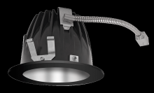 RAB Lighting NDLED4RD-50YY-S-B - RECESSED DOWNLIGHTS 12 LUMENS NDLED4RD 4 INCH ROUND UNIVERSAL DIMMING 50 DEGREE BEAM SPREAD 2700K