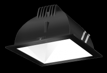 RAB Lighting NDLED6SD-80Y-W-B - RECESSED DOWNLIGHTS 20 LUMENS NDLED6SD 6 INCH SQUARE UNIVERSAL DIMMING 80 DEGREE BEAM SPREAD 3000K