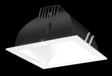 RAB Lighting NDLED6SD-80Y-W-W - RECESSED DOWNLIGHTS 20 LUMENS NDLED6SD 6 INCH SQUARE UNIVERSAL DIMMING 80 DEGREE BEAM SPREAD 3000K