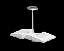 RAB Lighting PLED2X26W - ARCHITECTURAL 5519 LUMENS PLED PENDANT MOUNT 52W 5000K 120V-277V WHITE